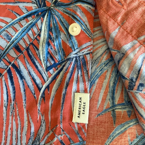 AMERICAN EAGLE Palm Tree Shirt - Picture 10 of 11
